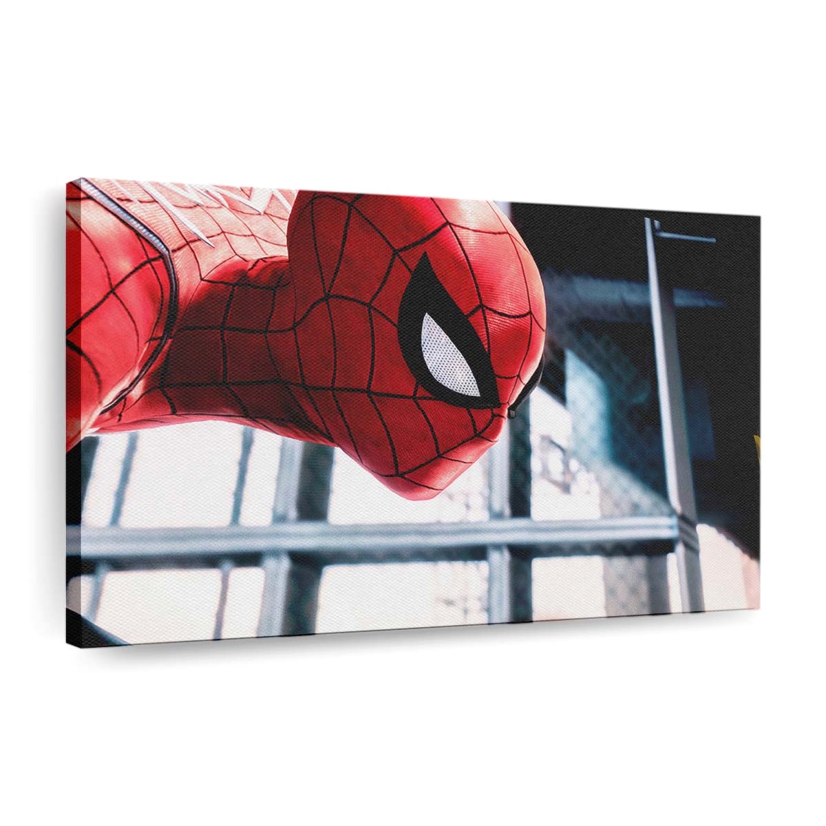 Spider Man Nahaufnahme 2 Leinwandbild - Wanddeko