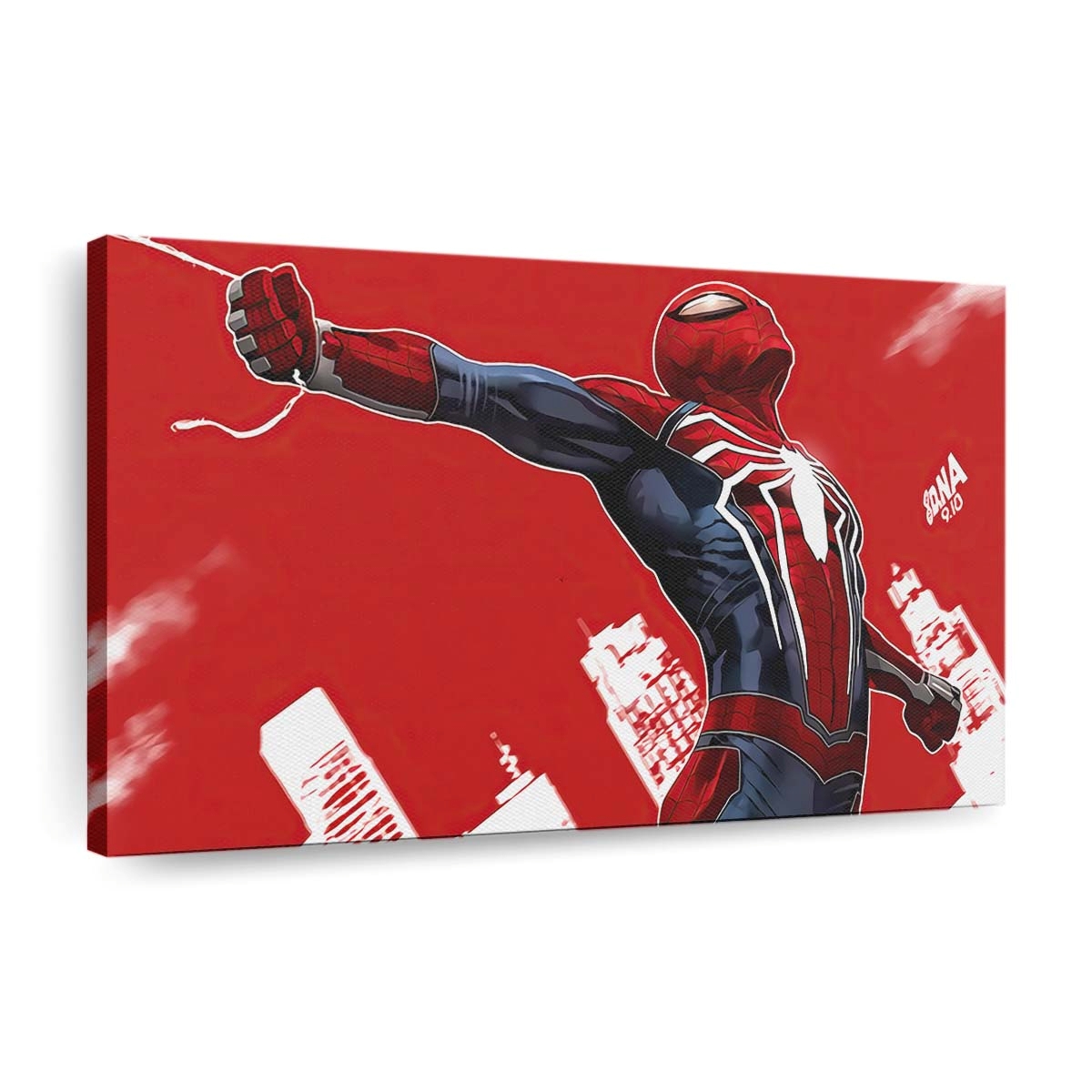 Spider Man Comic Kunstwerke Leinwandbild - Wanddeko