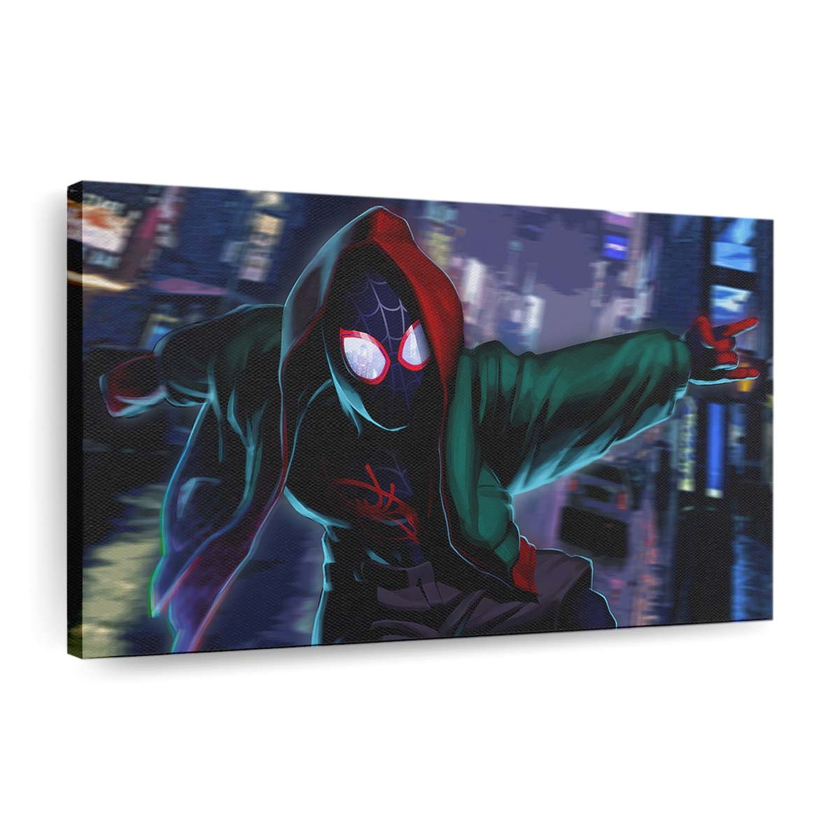 Spider Man kommt 2 Leinwandbild - Wanddeko