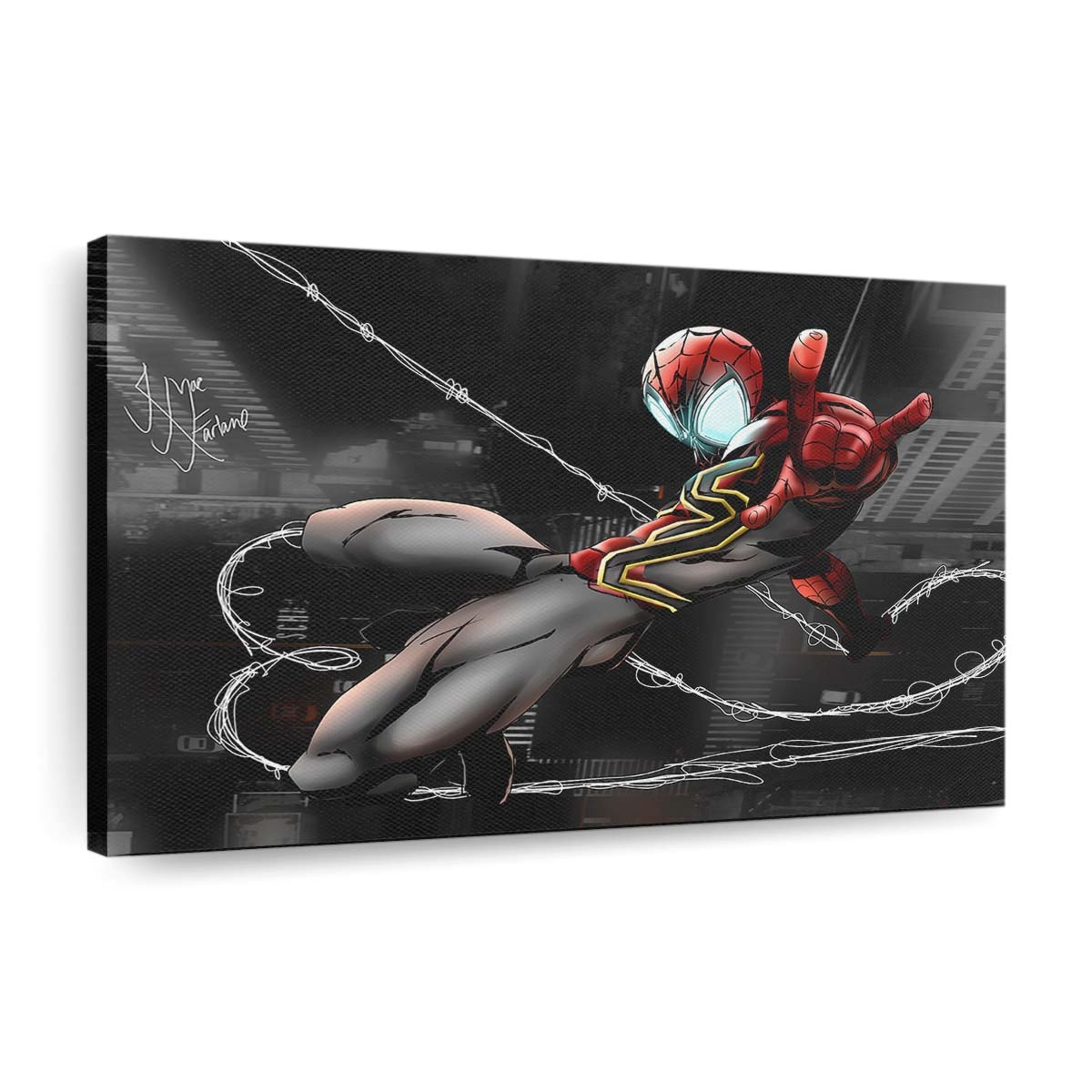 Spider Man Cool Art Leinwandbild - Wanddeko