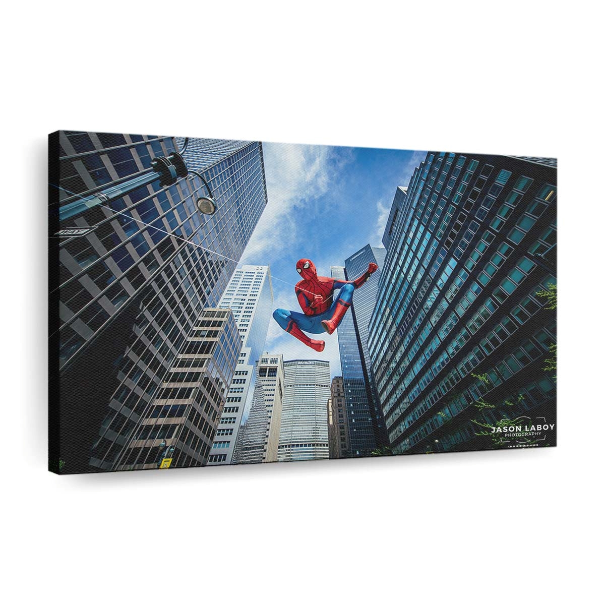 Spider Man Cosplay 5 Leinwandbild - Wanddeko