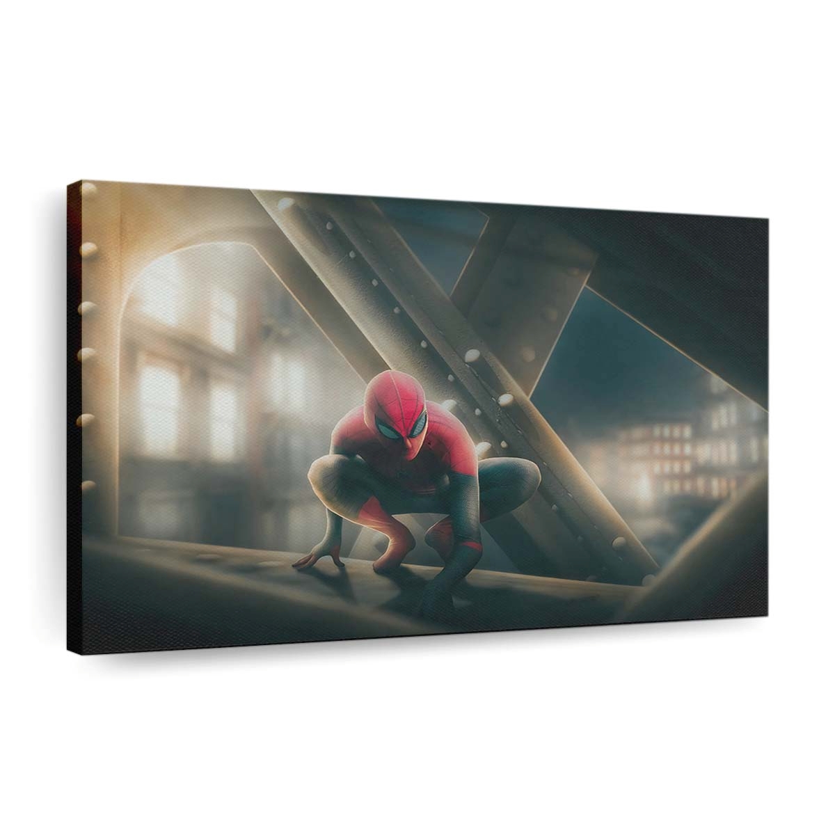 Spider Man Crane Leinwandbild - Wanddeko