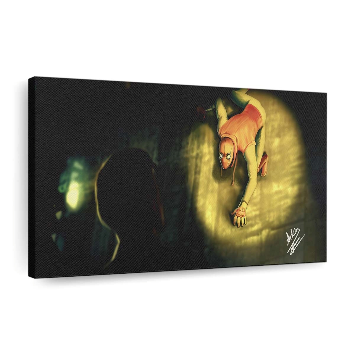 Spider Man Digital Artwork Leinwandbild - Wanddeko