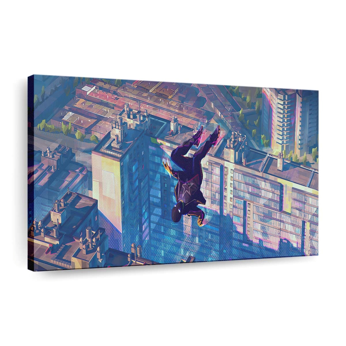 Spider Man Abendglorie Leinwandbild - Wanddeko