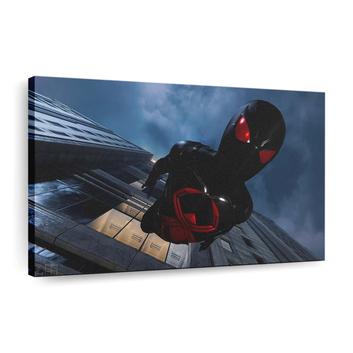 Spider Man fällt herunter Leinwandbild - Wanddeko