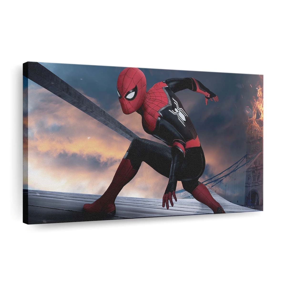 Spider Man weit weg von zu Hause Leinwandbild - Wanddeko