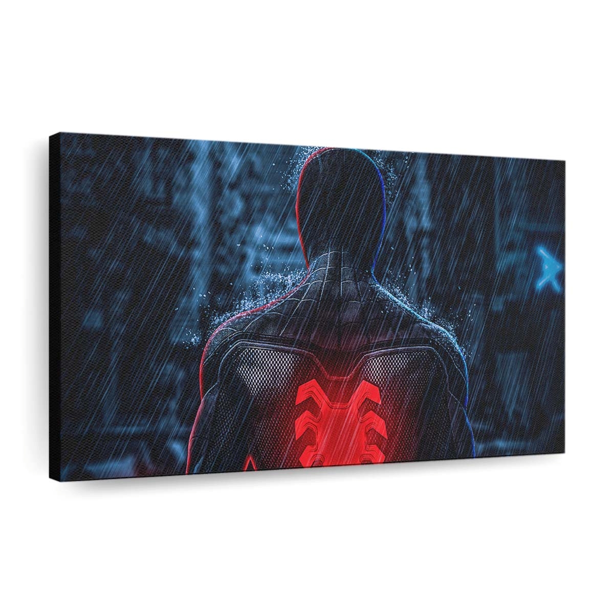 Spider Man weit weg von zu Hause Rückansicht Leinwandbild - Wanddeko