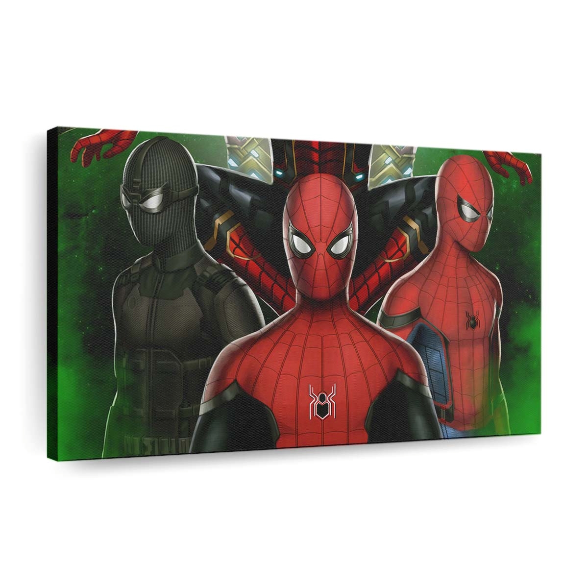 Spider Man Far From Home Anzüge Leinwandbild - Wanddeko