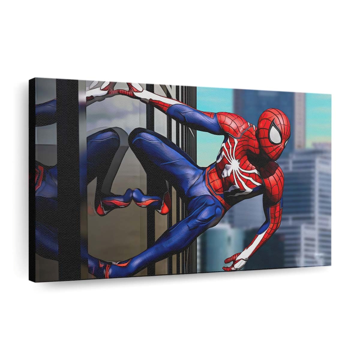 Spider Man aus Cgi Leinwandbild - Wanddeko