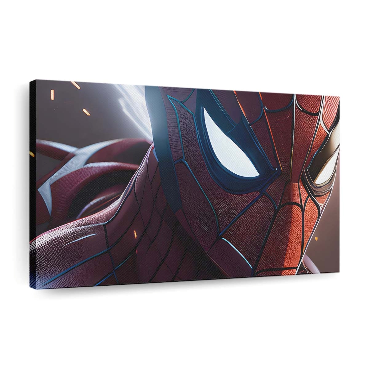 Spider Man leuchtende Augen 3 Leinwandbild - Wanddeko