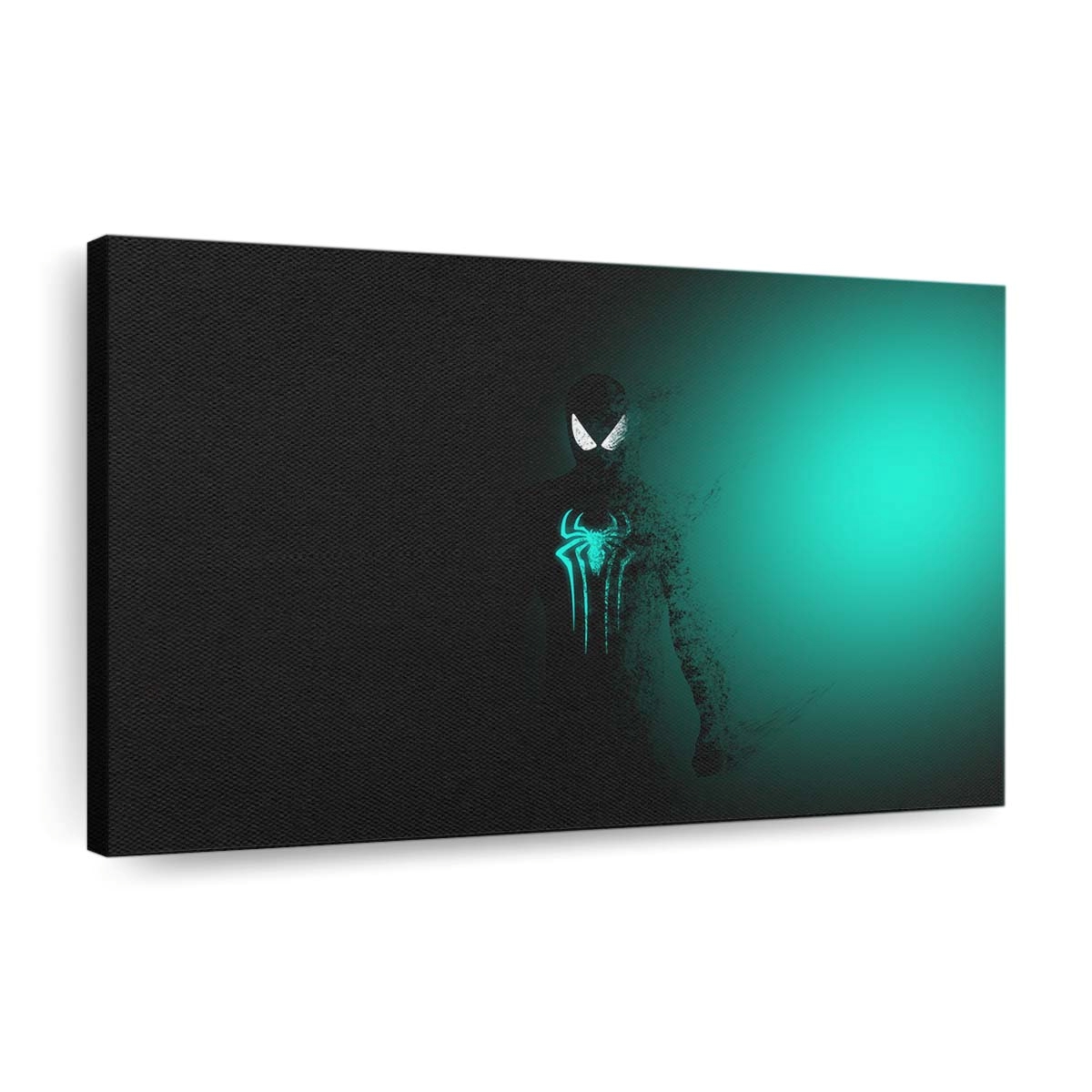 Spider Man Grünes Feuer Leinwandbild - Wanddeko
