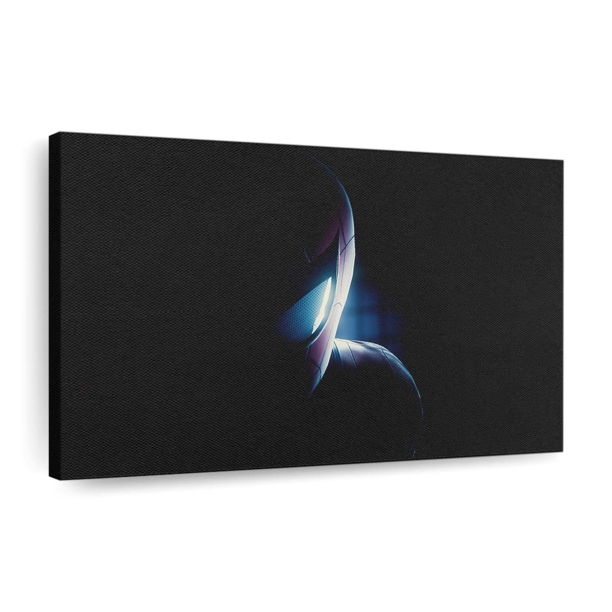 Spider Man Halbmaske Nahaufnahme Leinwandbild - Wanddeko