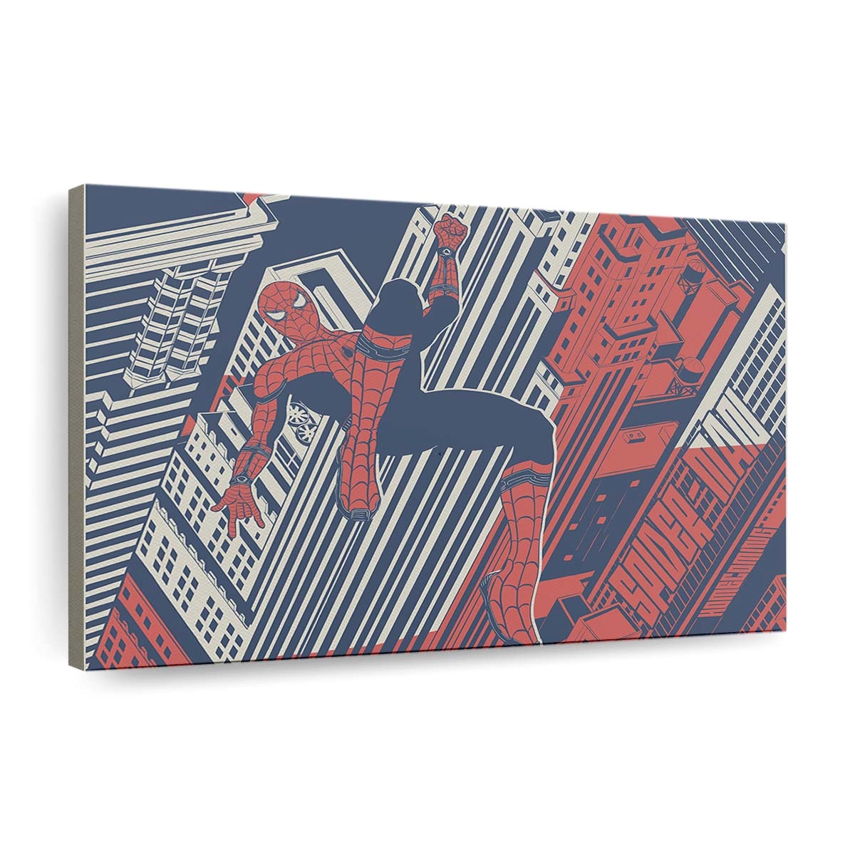 Spider Man Homecoming Artwork 2 Leinwandbild - Wanddeko