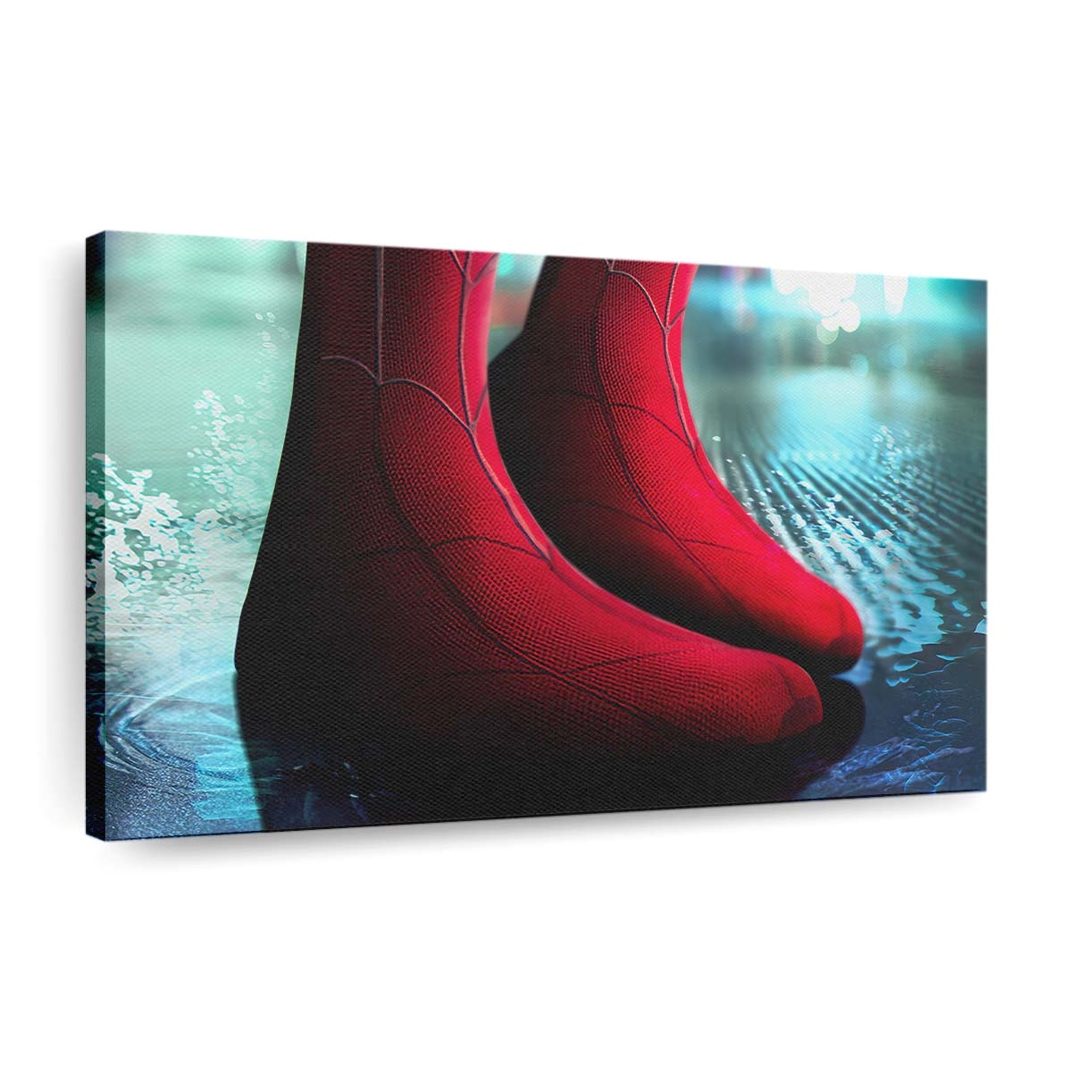 Spider Man Homecoming Stiefel Leinwandbild - Wanddeko