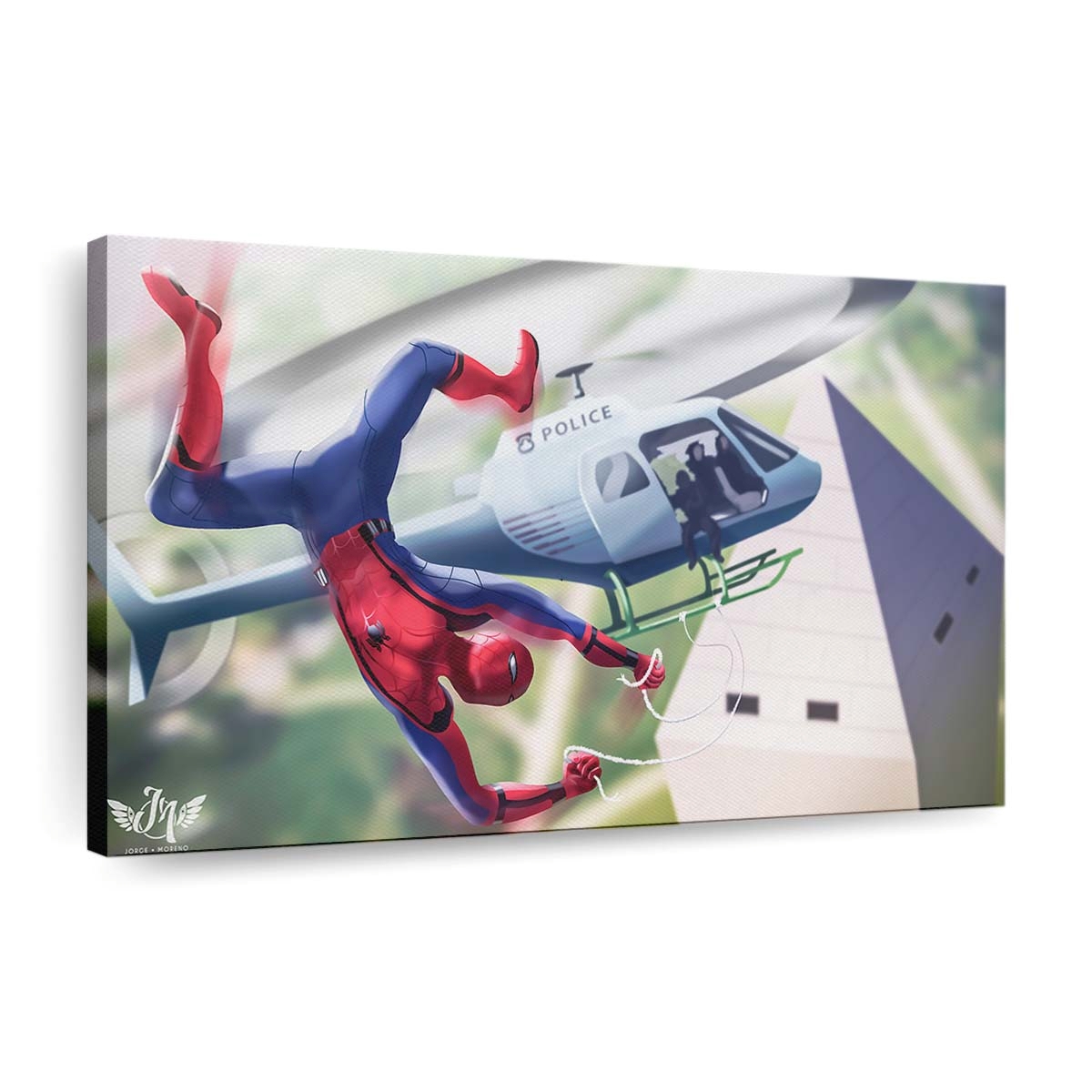 Spider Man Homecoming Fan Kunst Leinwandbild - Wanddeko