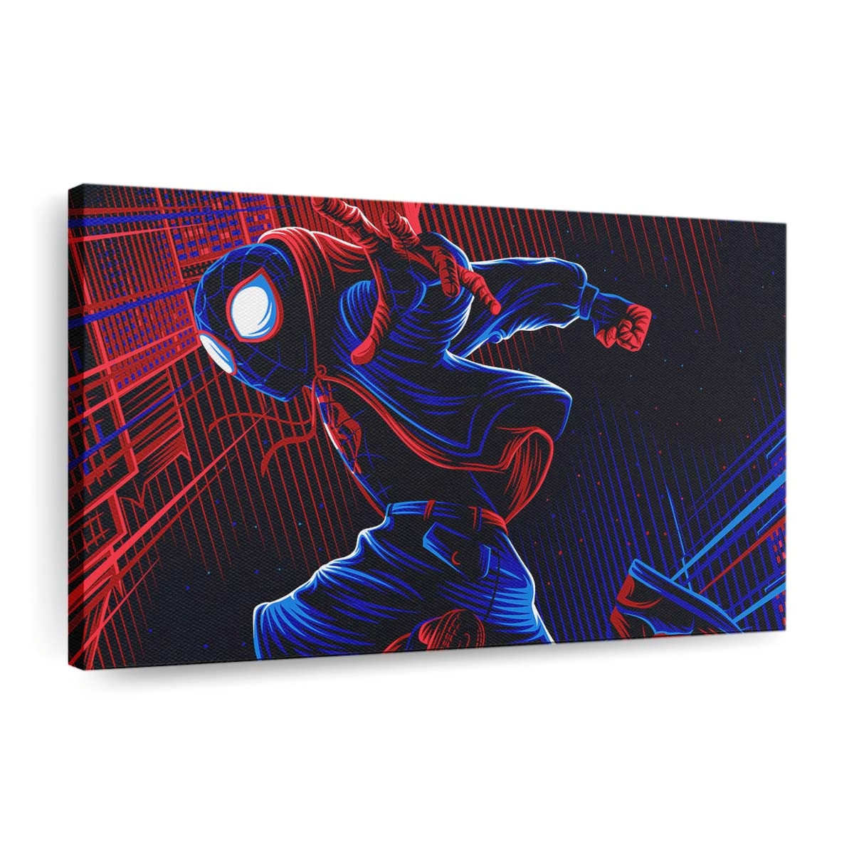 Spider Man Illustration 2 Leinwandbild - Wanddeko