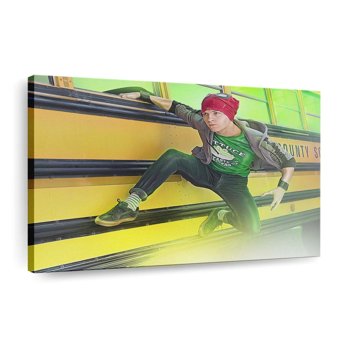 Spider Man in Avengers Infinity War Film Leinwandbild - Wanddeko