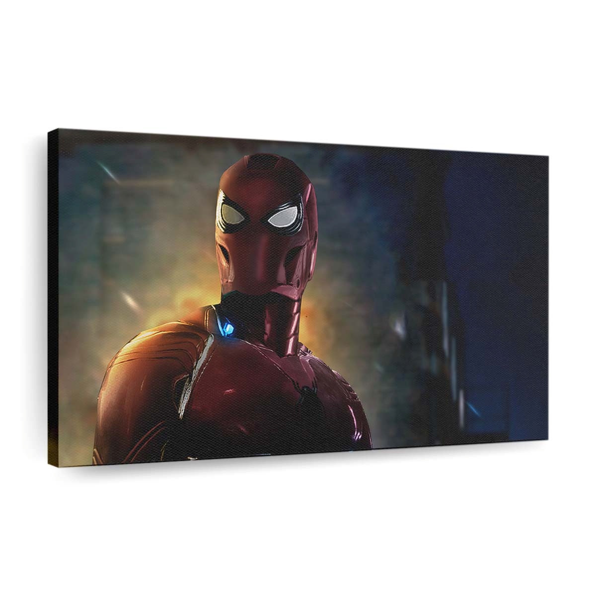 Spider Man im Iron Suit Leinwandbild - Wanddeko