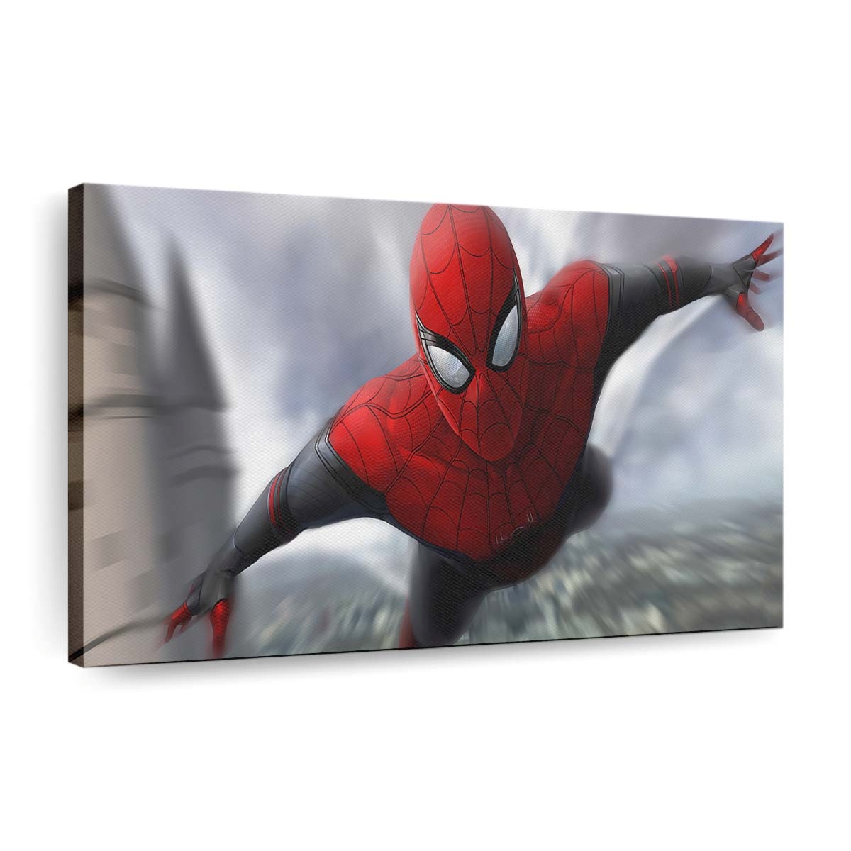 Spider Man in Marvel Future Fight Leinwandbild - Wanddeko