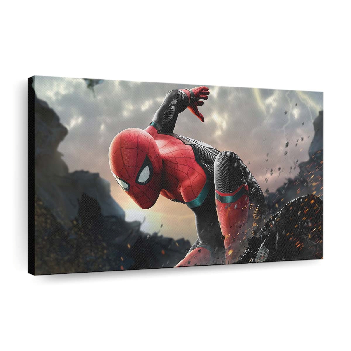 Spider Man in No Way Home Leinwandbild - Wanddeko