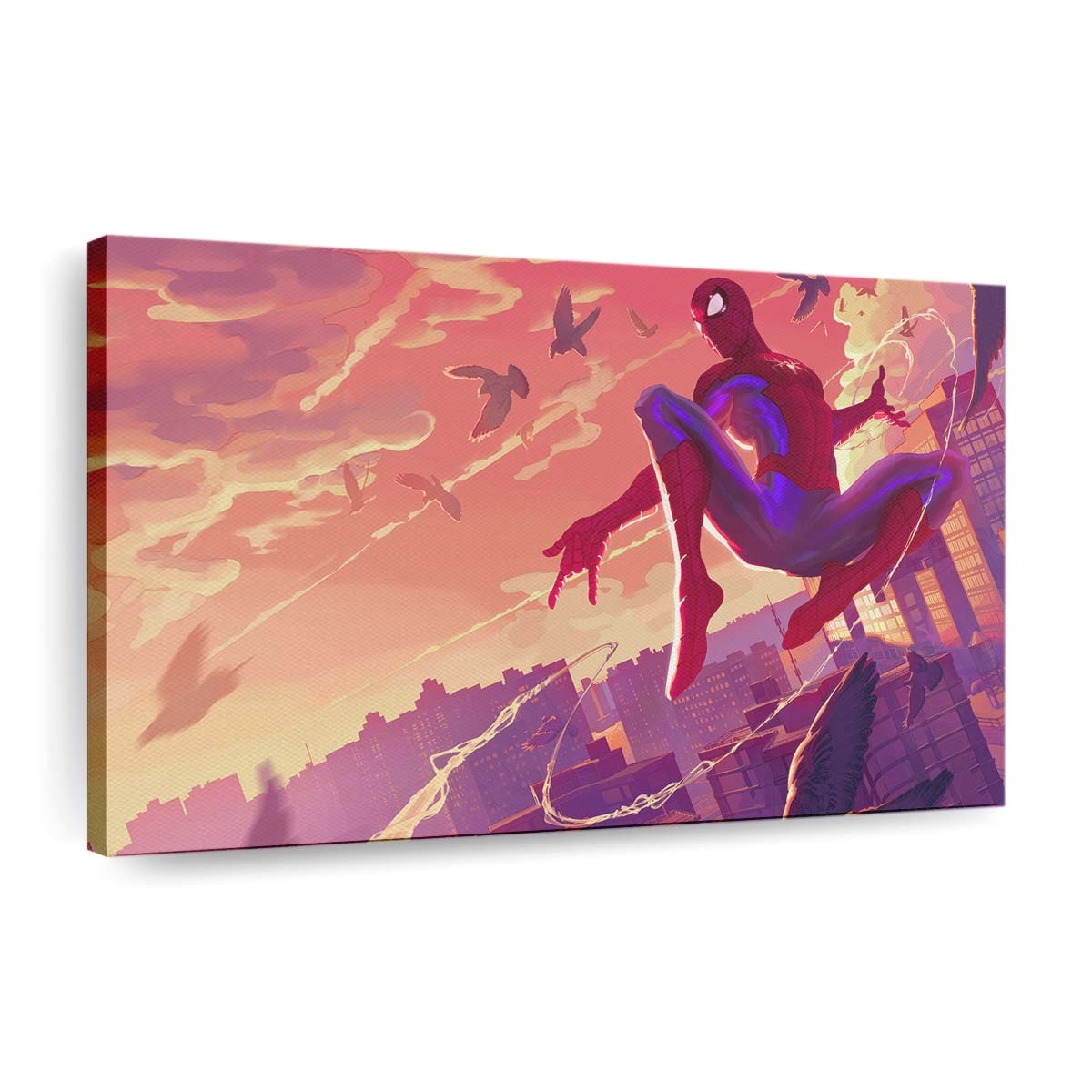 Spider Man in Queens 2 Leinwandbild - Wanddeko