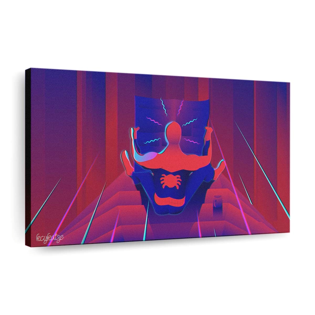 Spider Man Into Spider Verse Leinwandbild - Wanddeko