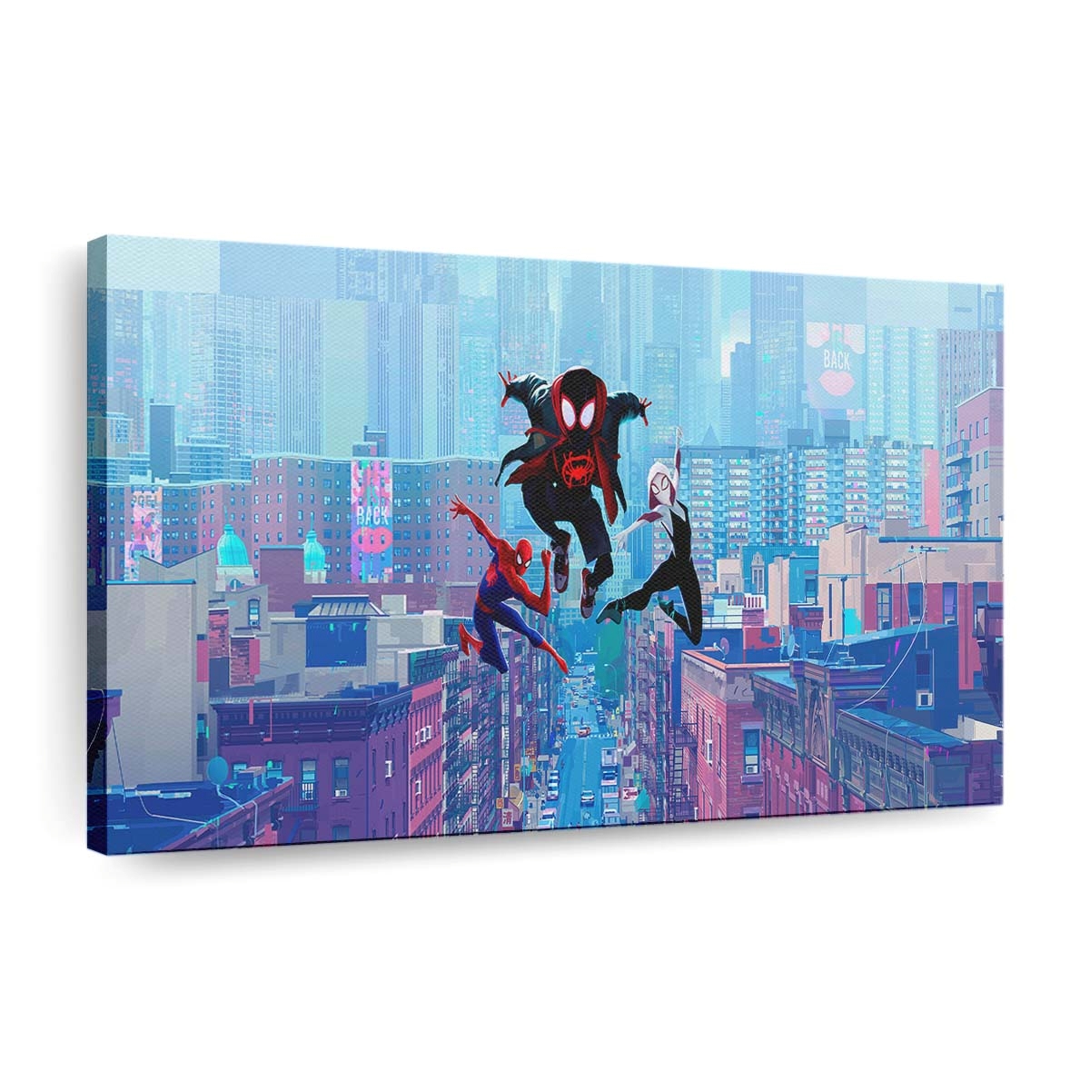 Spider Man Into Spider Verse 2 Leinwandbild - Wanddeko