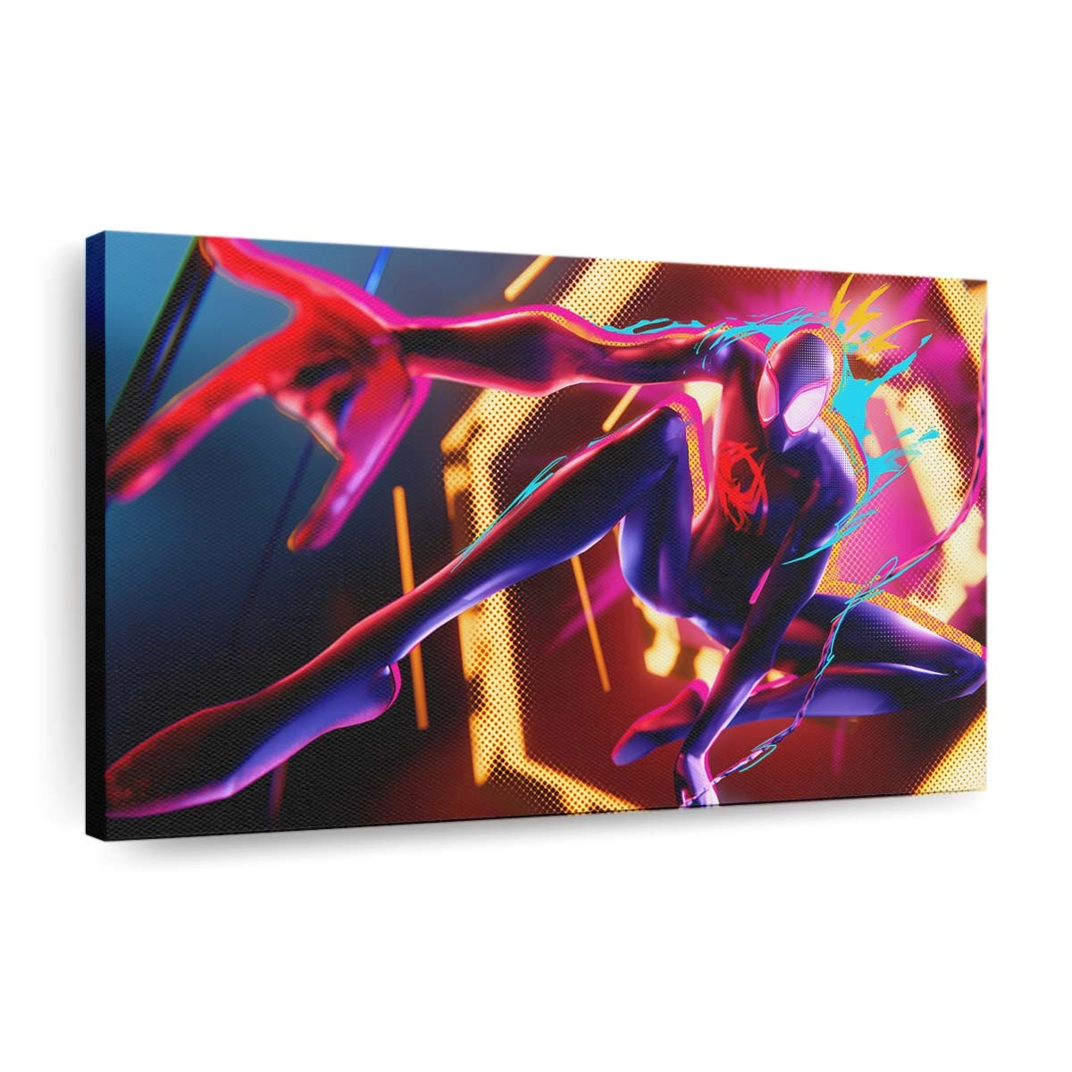 Spider Man Into Spiderverse In Fortnite Leinwandbild - Wanddeko