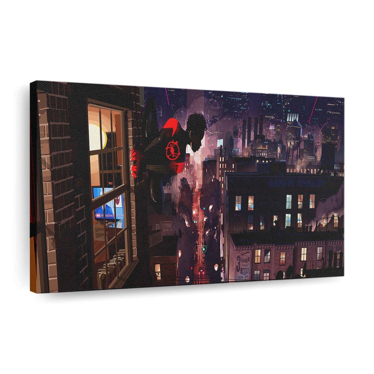 Spider Man Into The Spider Verse 2 Leinwandbild - Wanddeko