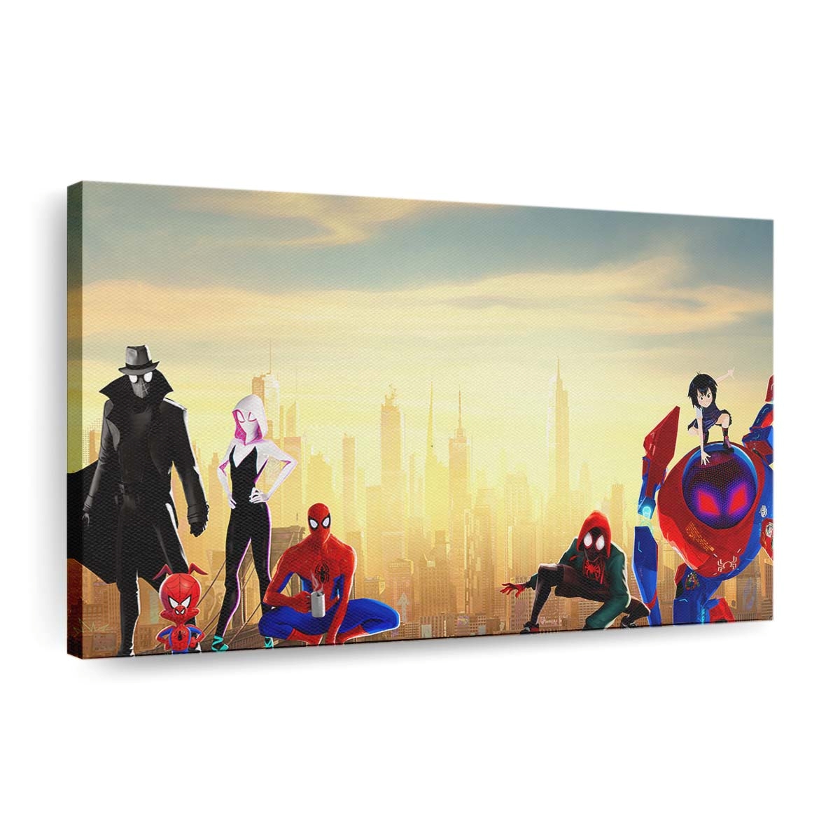 Spider Man Into The Spider Verse Leinwandbild - Wanddeko