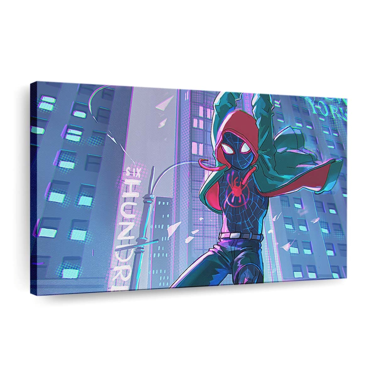 Spider Man Into The Spider Verse 2019 Leinwandbild - Wanddeko