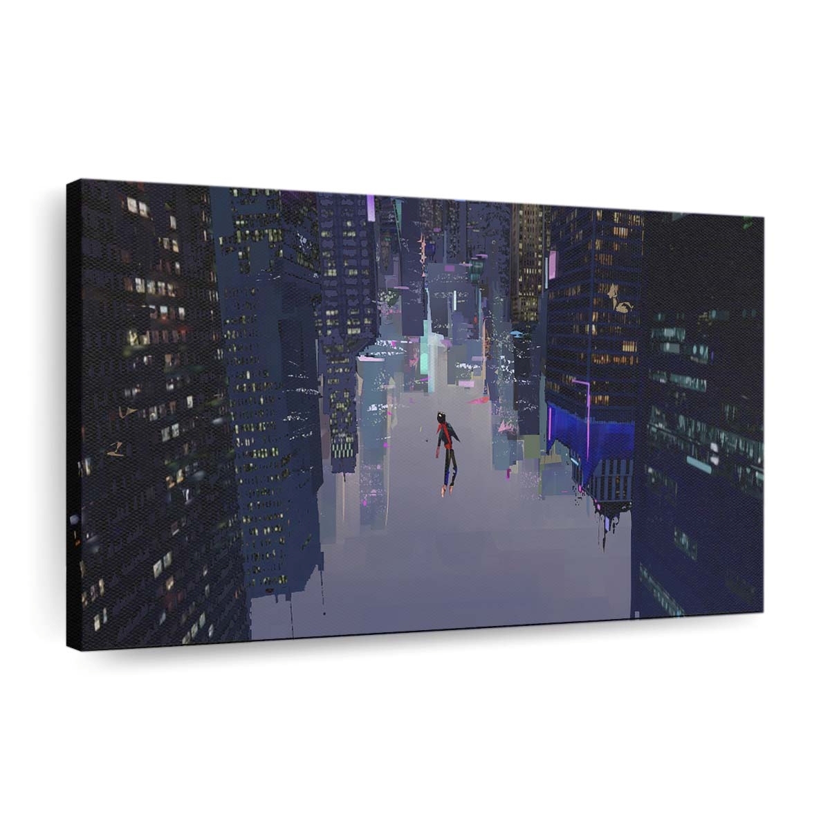 Spider Man Into The Spider Verse Kunst Leinwandbild - Wanddeko