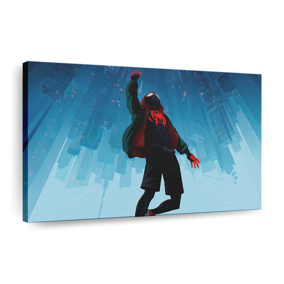 Spider Man Into The Spider Verse Film Leinwandbild - Wanddeko