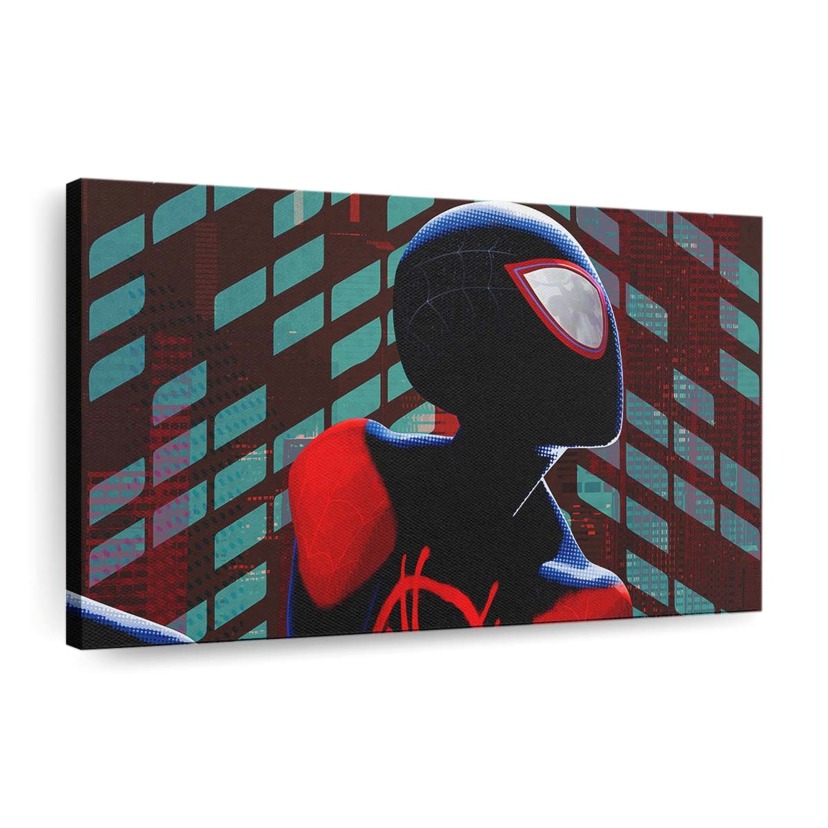 Spider Man Into The Spider Verse Film 2018 Poster Leinwandbild - Wanddeko