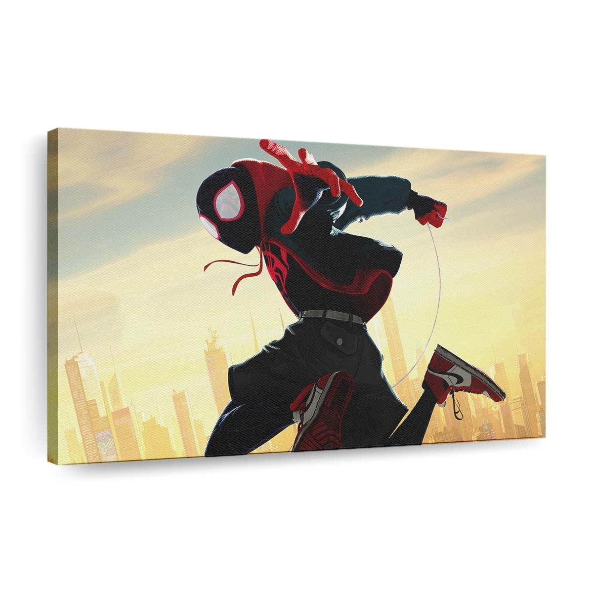 Spider Man Into The Spider Verse Film Offizielles Poster Leinwandbild - Wanddeko