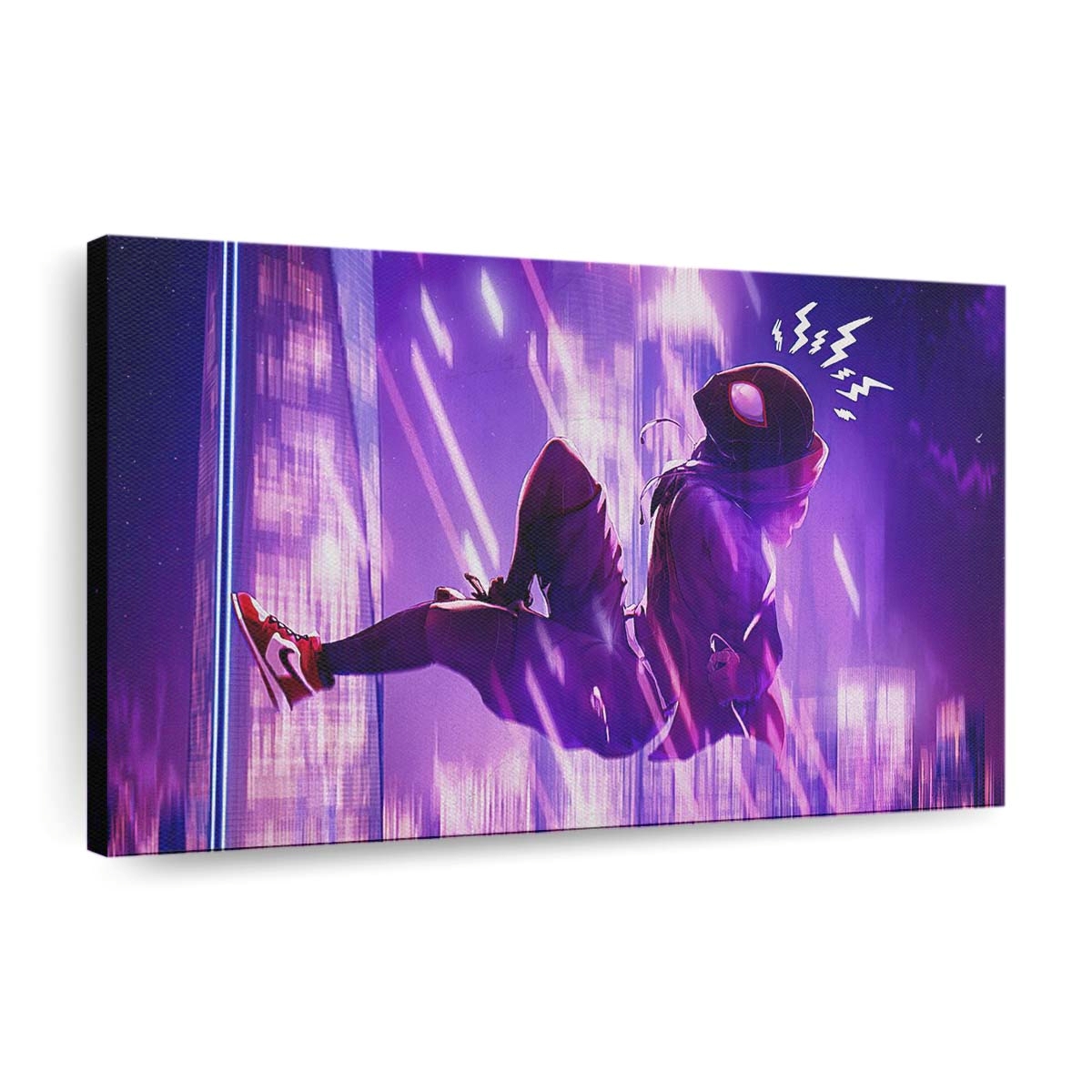 Spider Man Into The Spider Verse Film Poster Leinwandbild - Wanddeko