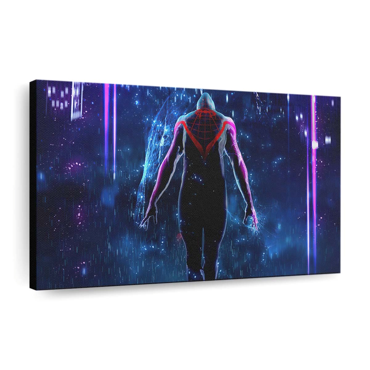 Spider Man Into The Spider Verse Poster Leinwandbild - Wanddeko