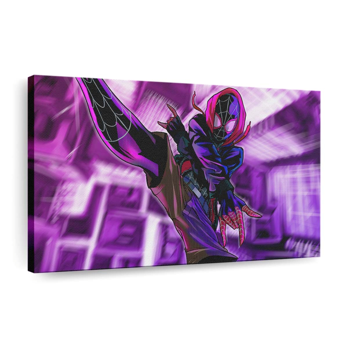 Spider Man Into The Spider Verse 5 Leinwandbild - Wanddeko