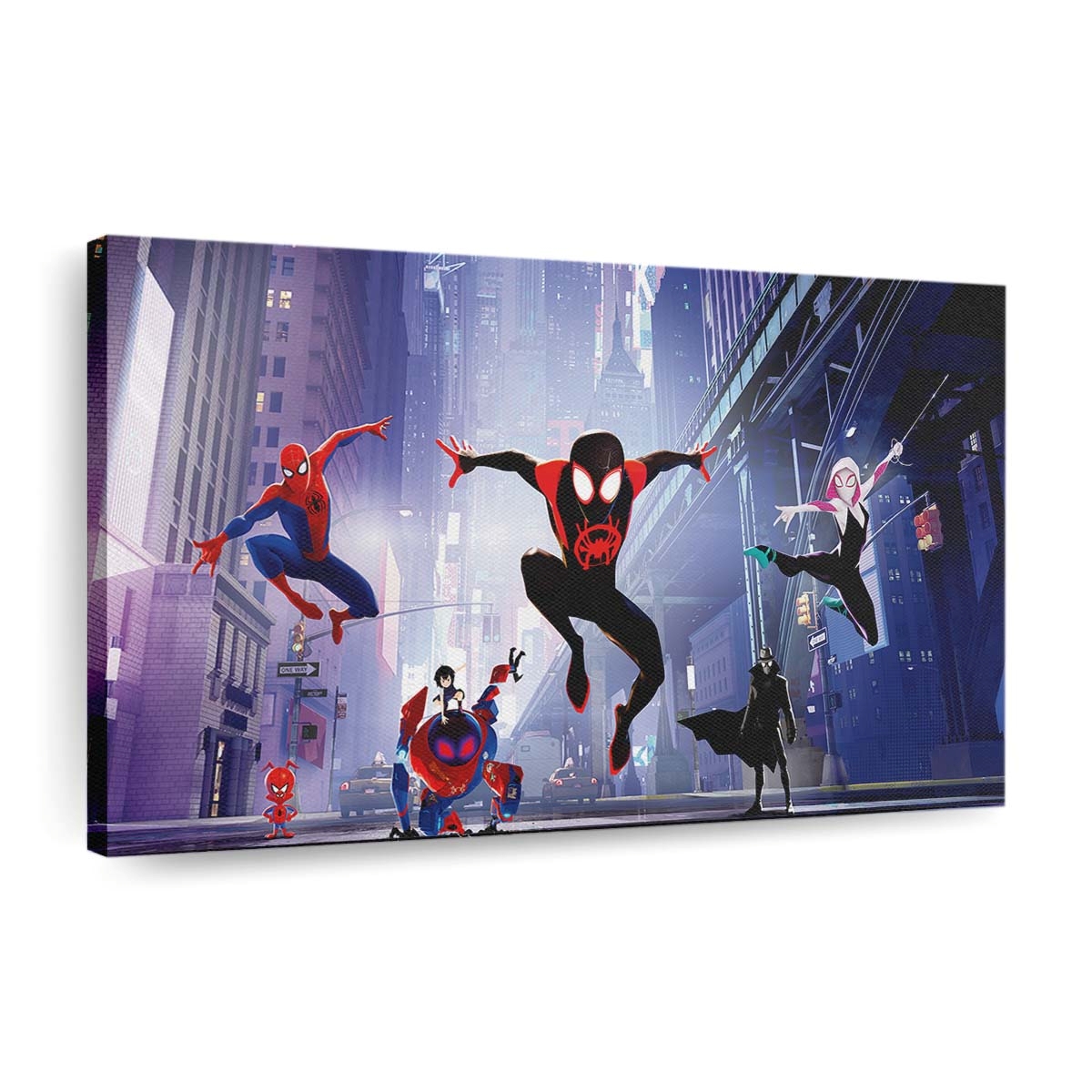 Spider Man Into The Spiderverse Leinwandbild - Wanddeko
