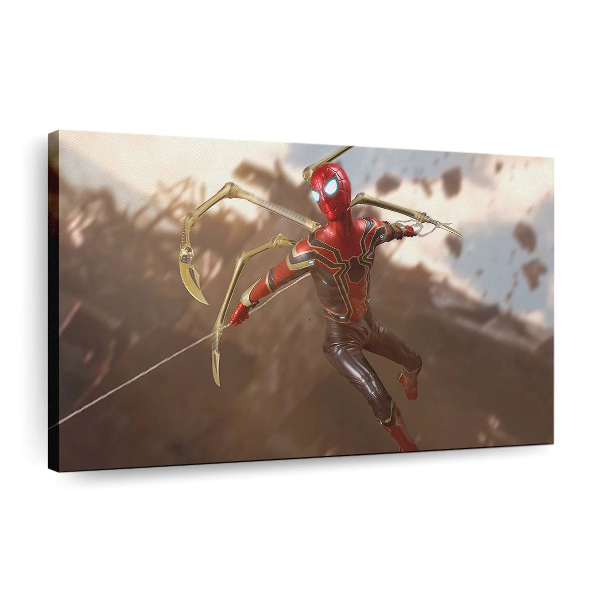 Spider Man Iron Leinwandbild - Wanddeko