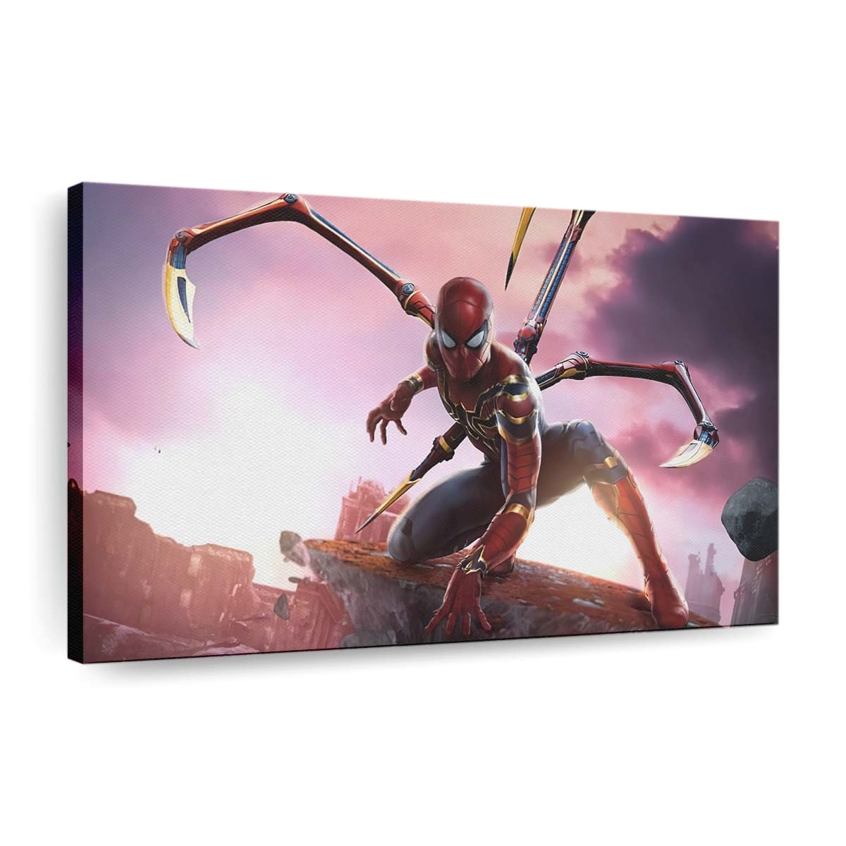 Spider Man Iron Anzug 2 Leinwandbild - Wanddeko