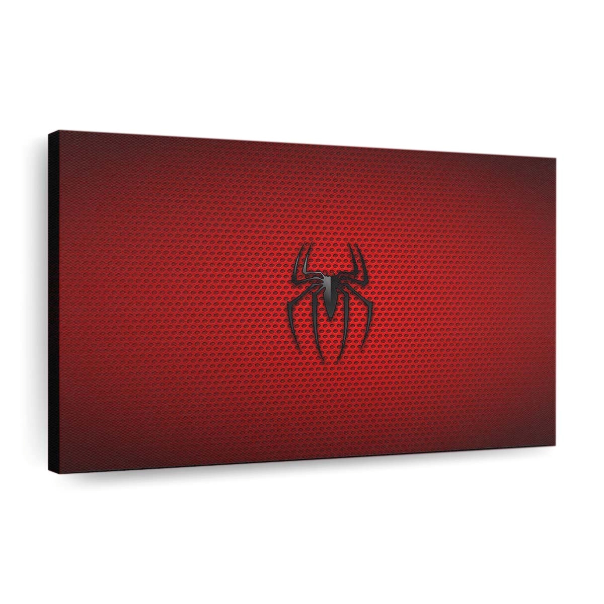 Spider Man Logo Hintergrund 2 Leinwandbild - Wanddeko