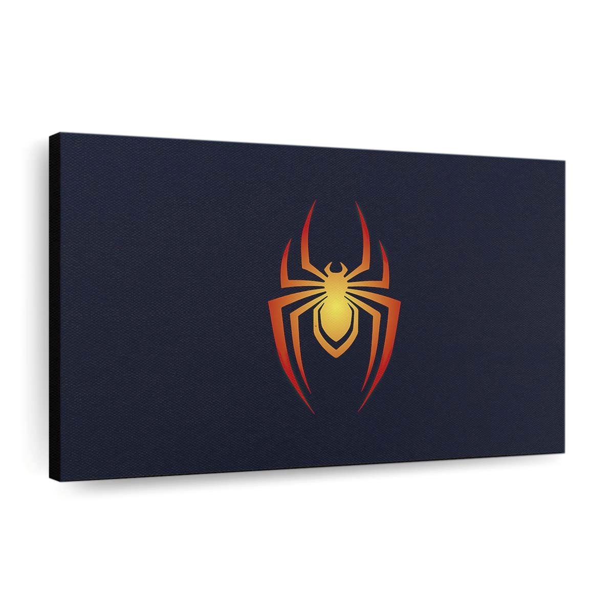 Spider Man Logo minimalistisch 2 Leinwandbild - Wanddeko