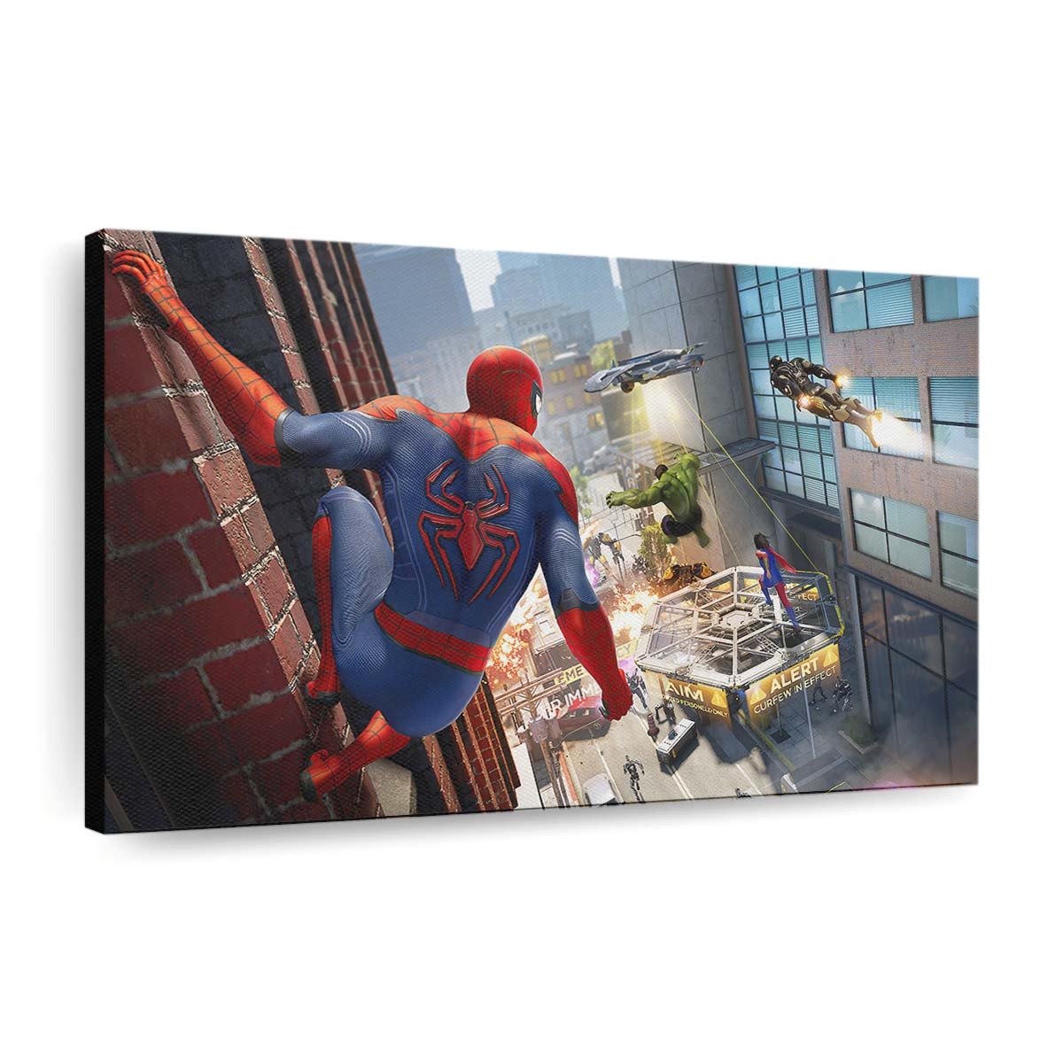 Spider Man Marvels Avengers 2022 Leinwandbild - Wanddeko