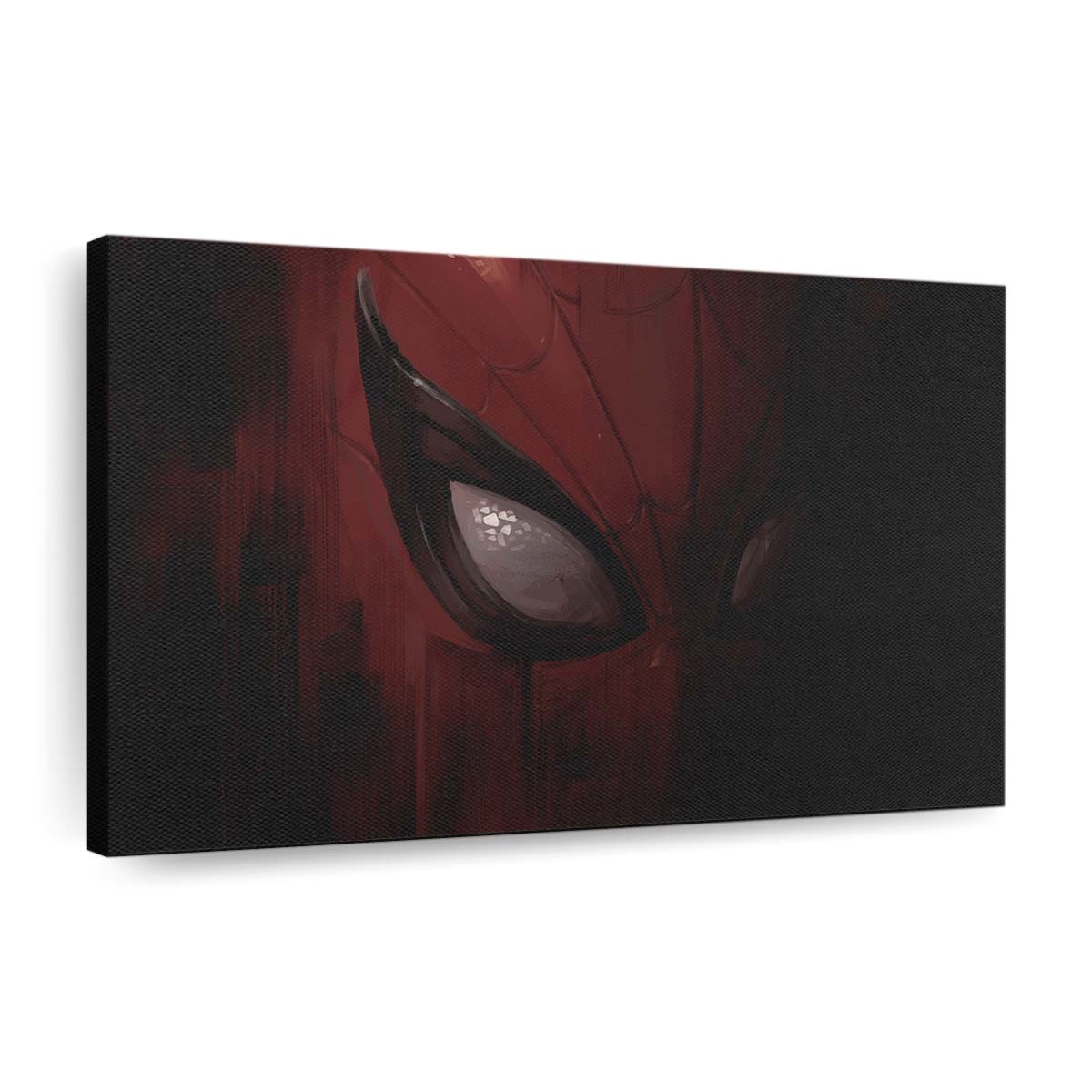 Spider Man Maske Nahaufnahme 3 Leinwandbild - Wanddeko