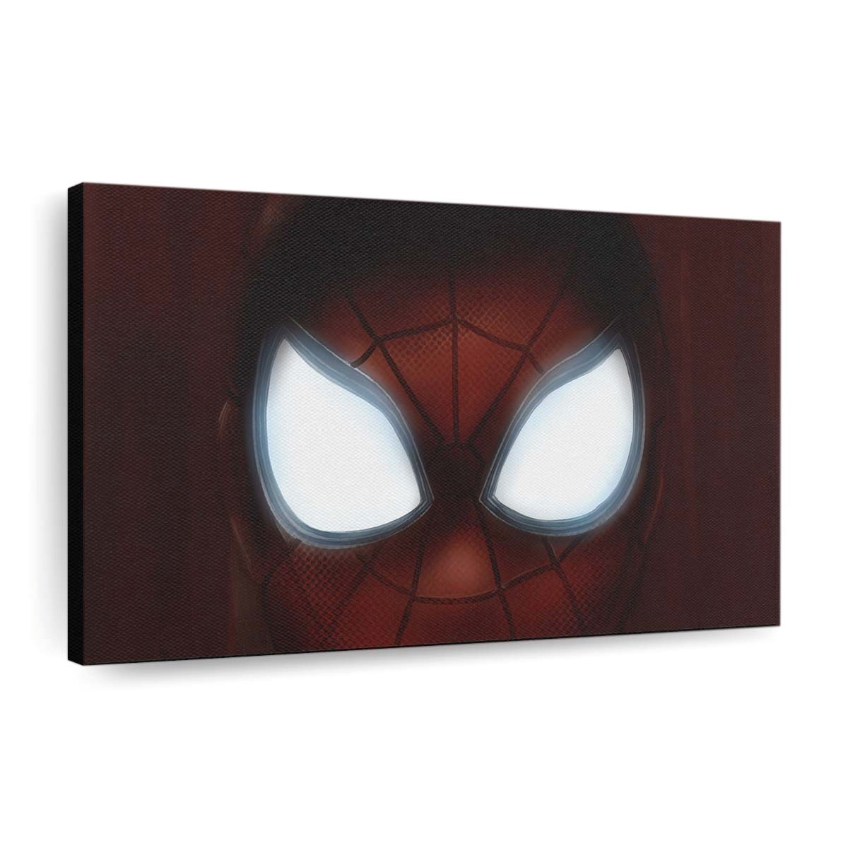 Spider Man Maske Augen Leinwandbild - Wanddeko