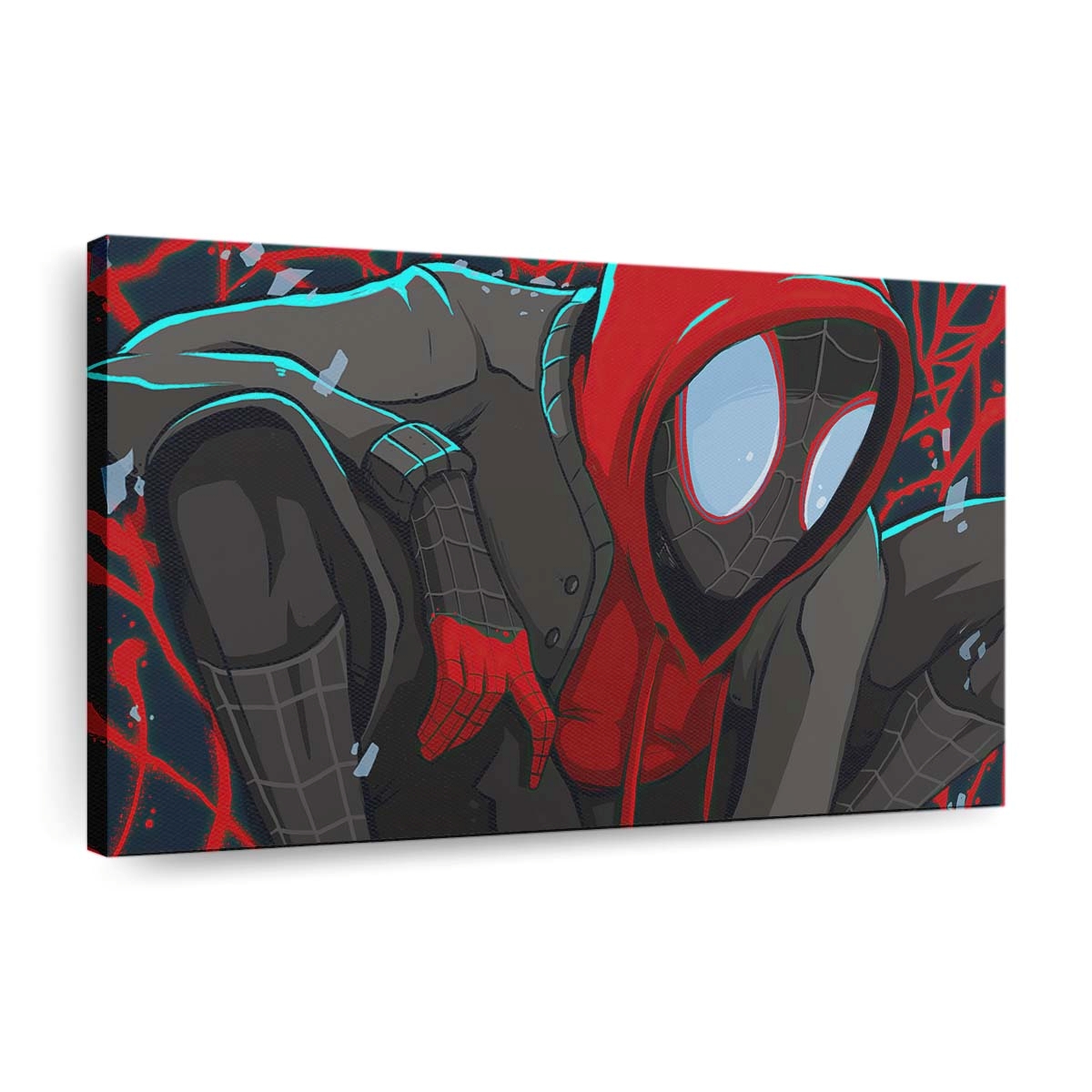 Spider Man Miles Kunstwerk 2 Leinwandbild - Wanddeko