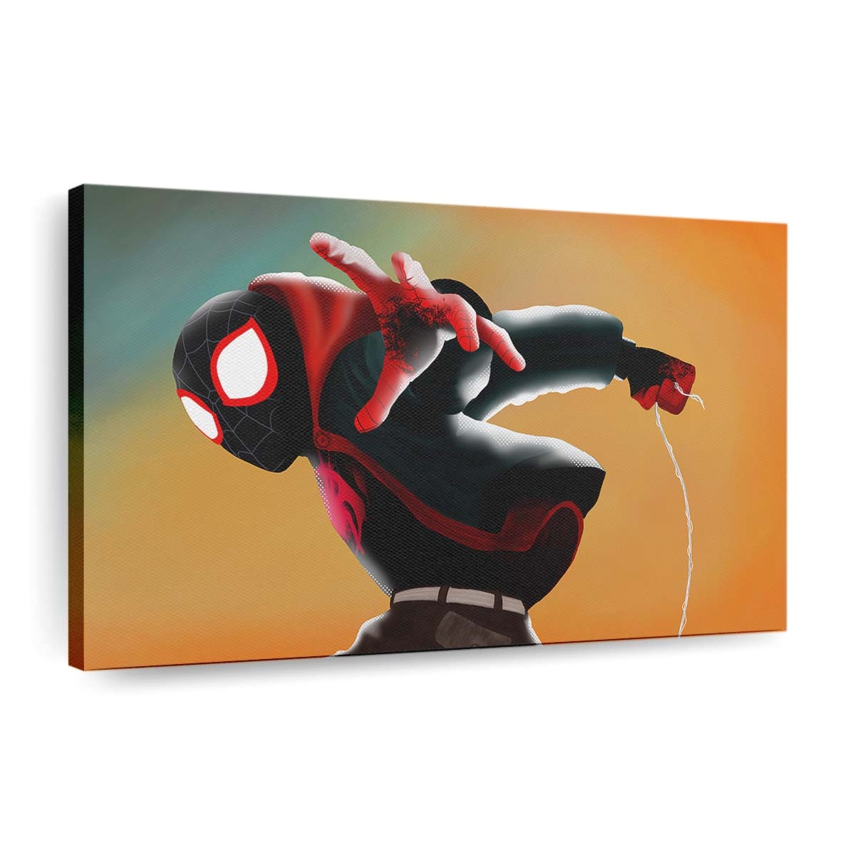 Spider Man Miles Kunst 3 Leinwandbild - Wanddeko