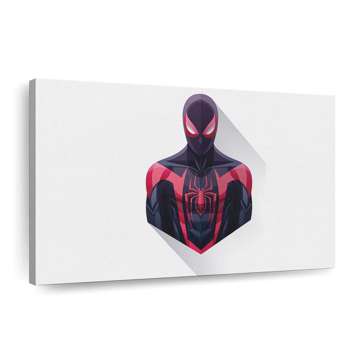 Spider Man Miles Minimalismus Leinwandbild - Wanddeko