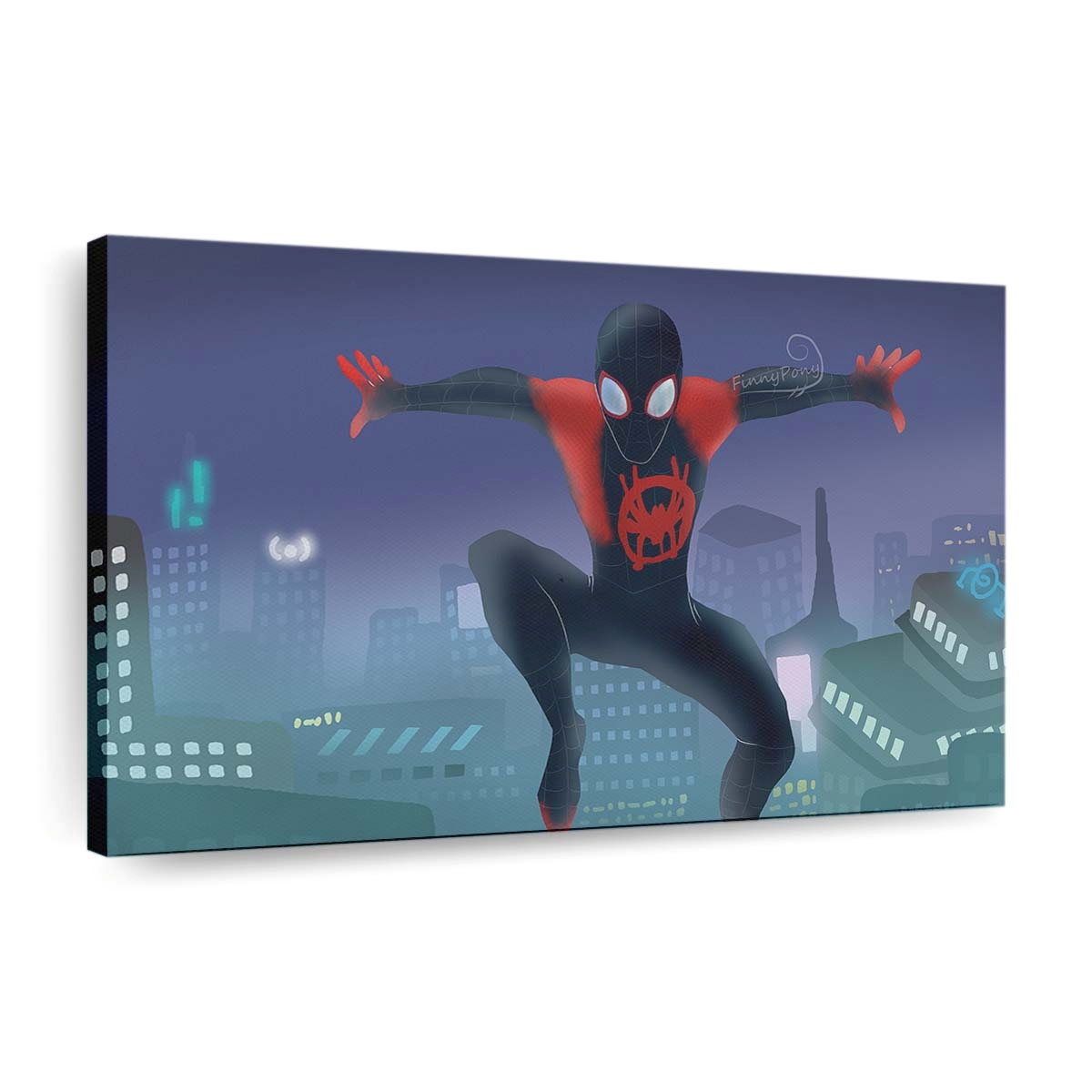 Spider Man Miles Morales 6 Leinwandbild - Wanddeko